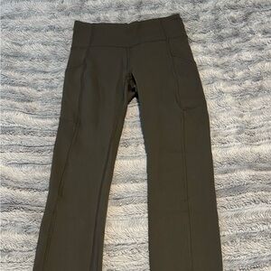 lululemon athletica olive green Leggings